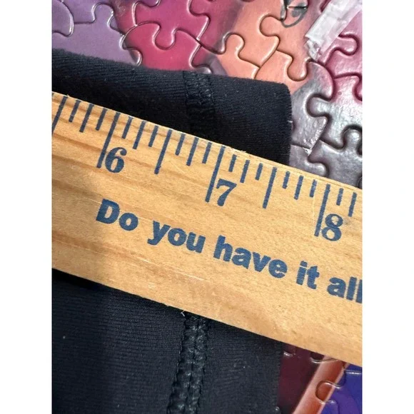 Tna Aritzia Atmosphere High Waisted Biker Shorts Black Women Size Small 7 Inseam - Picture 6 of 9